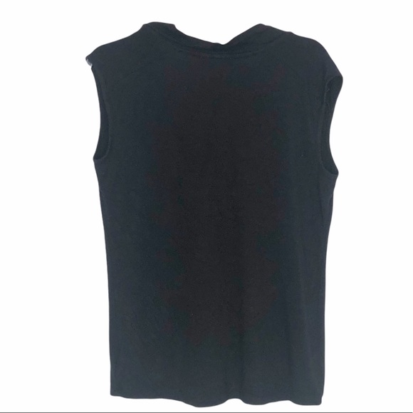 Michael Kors Black Sleeveless Cowl Neck Blouse M - Picture 5 of 13